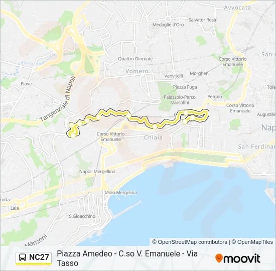 NC27 Bus Line Map