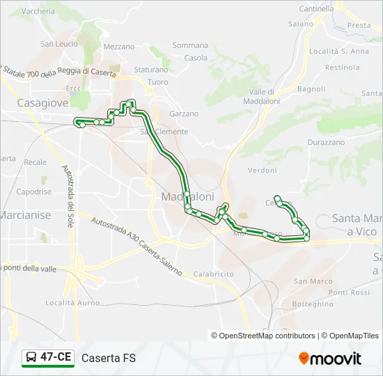 47-CE Bus Line Map