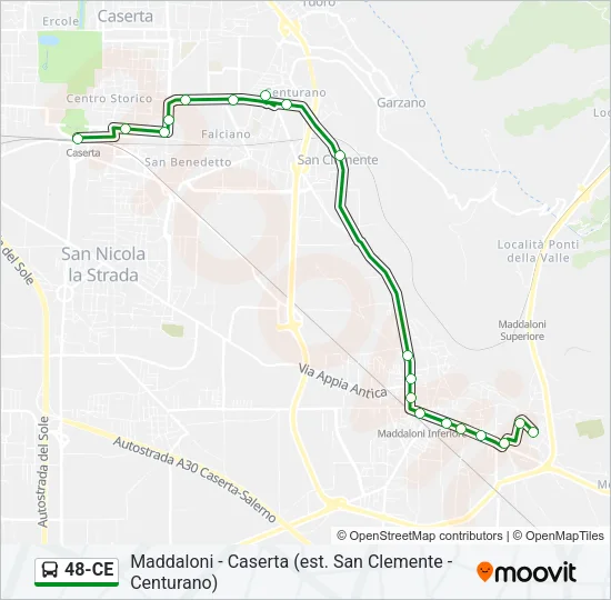 48-CE Bus Line Map