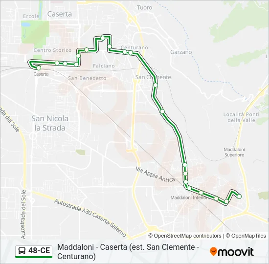 48-CE Bus Line Map