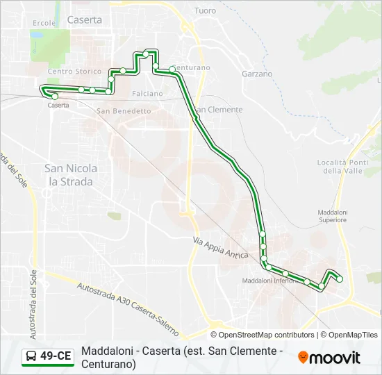 49-CE Bus Line Map