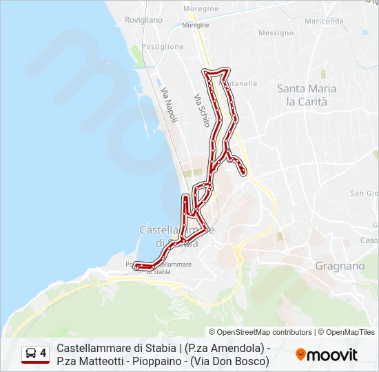 4 Bus Line Map