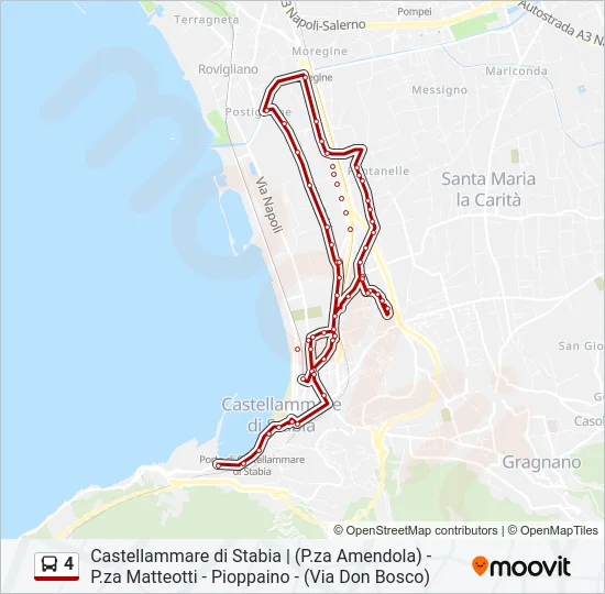 4 Bus Line Map