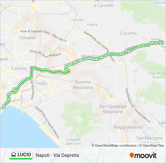 LUCIO Bus Line Map