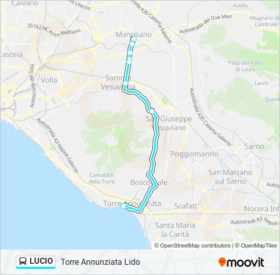 LUCIO Bus Line Map