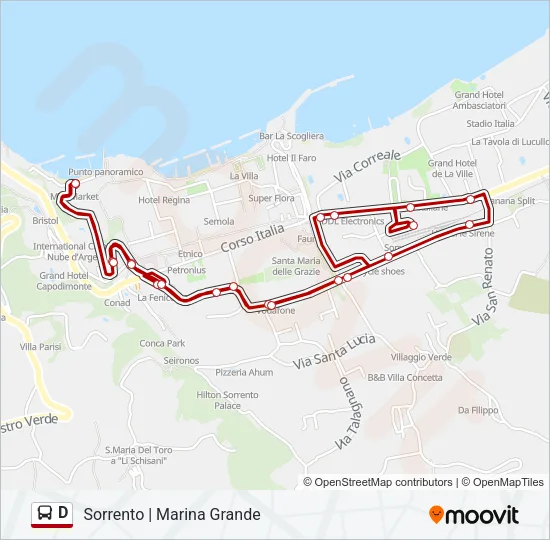 D Bus Line Map