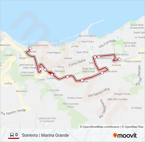 D Bus Line Map