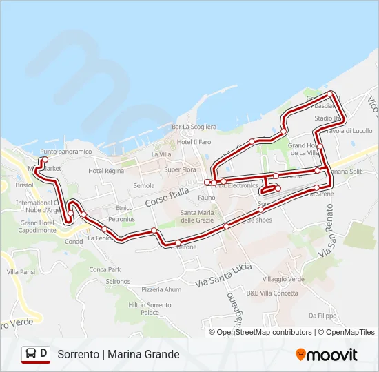 D Bus Line Map