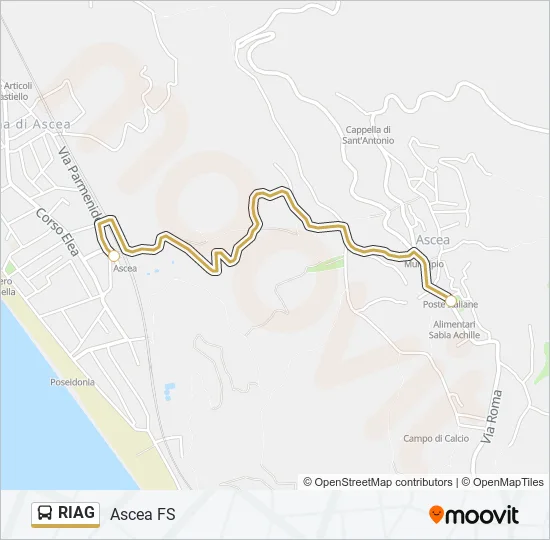 RIAG Bus Line Map
