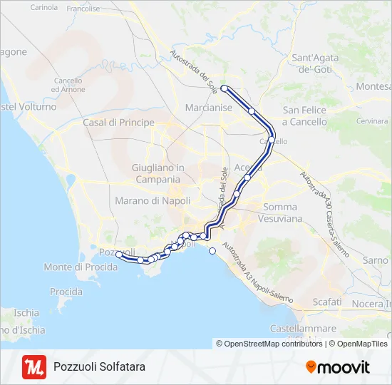 L2 Train Line Map