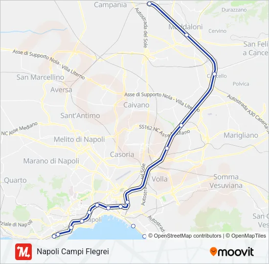 L2 Train Line Map