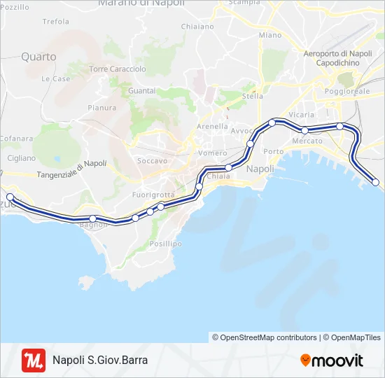 L2 Train Line Map