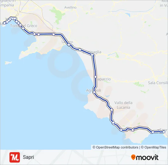 L2 Train Line Map