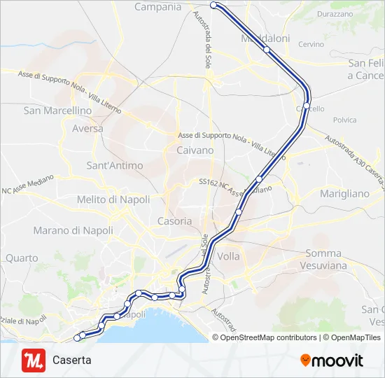 L2 Train Line Map