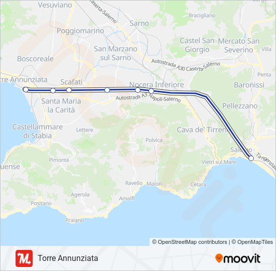 Percorso linea  L2