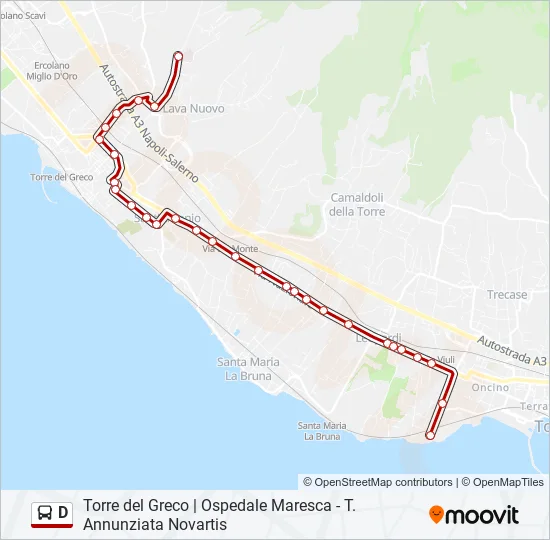 D Bus Line Map