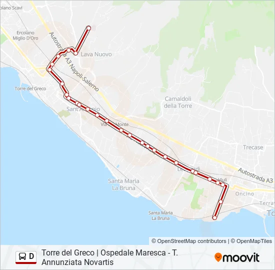 D Bus Line Map