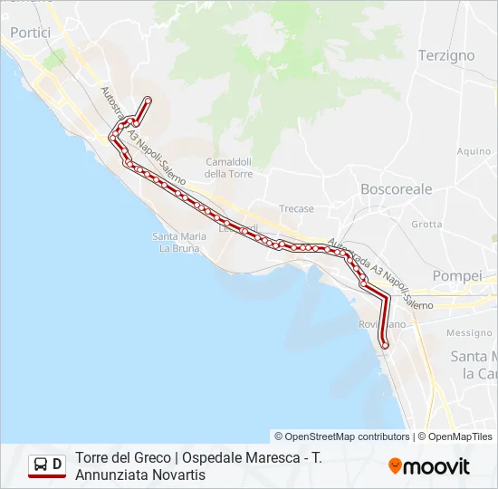 D Bus Line Map