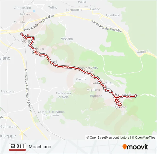 011 Bus Line Map