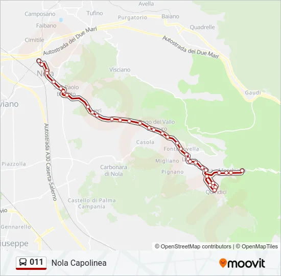 011 Bus Line Map