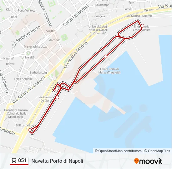 051 Bus Line Map