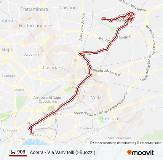903 Bus Line Map