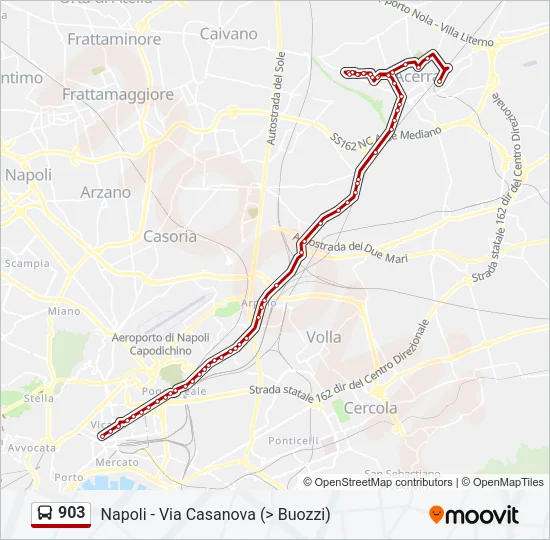 903 Bus Line Map