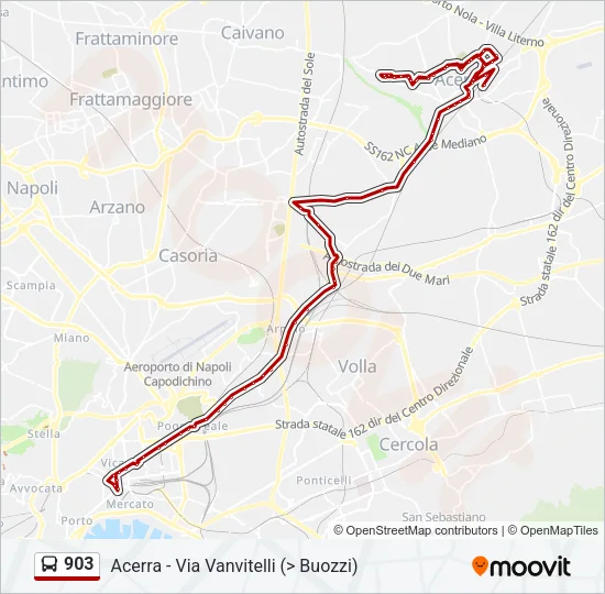 903 Bus Line Map