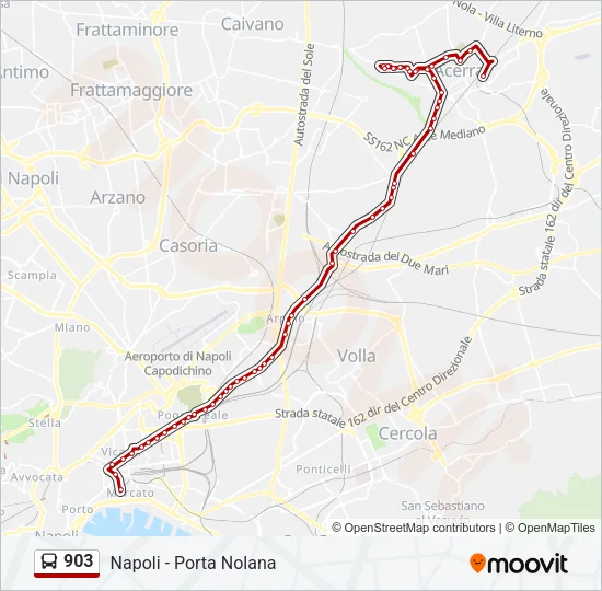 903 Bus Line Map