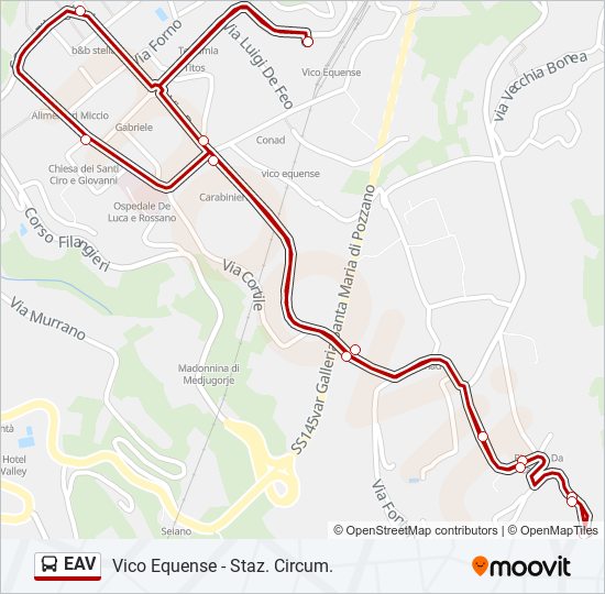 EAV bus Line Map