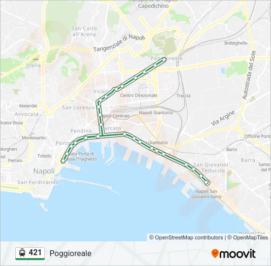 421 Light Rail Line Map