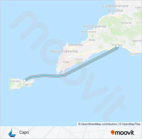 ALILAUR Ferry Line Map