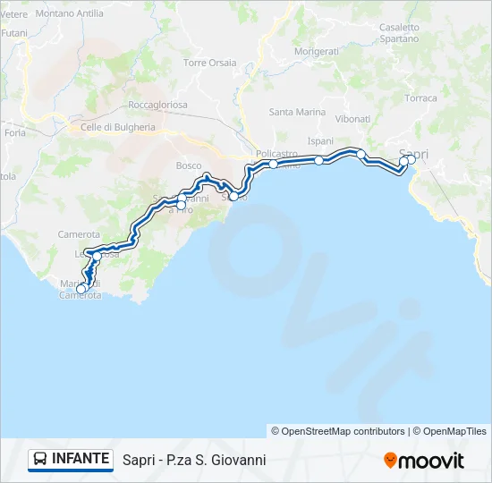 INFANTE Bus Line Map
