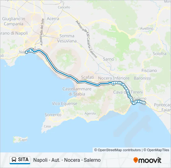SITA Bus Line Map