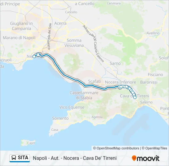 SITA Bus Line Map