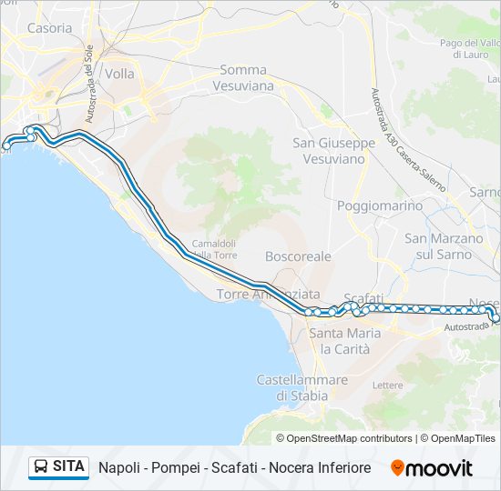 SITA bus Line Map