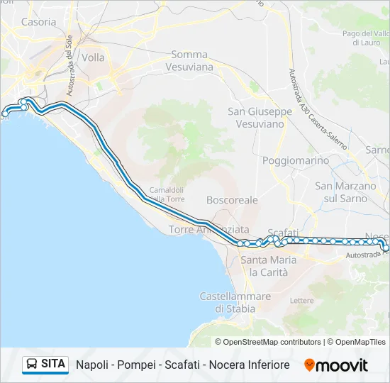 SITA Bus Line Map