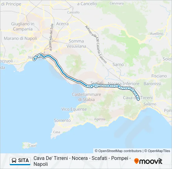 SITA Bus Line Map