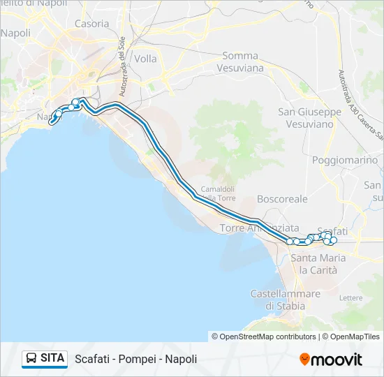 SITA Bus Line Map
