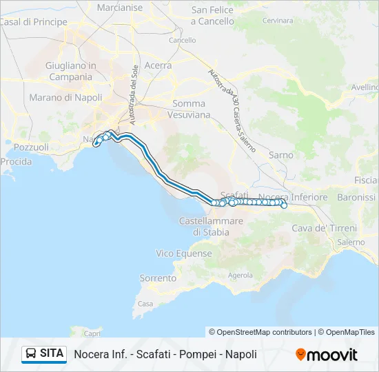 SITA Bus Line Map
