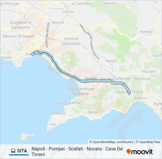 SITA Bus Line Map