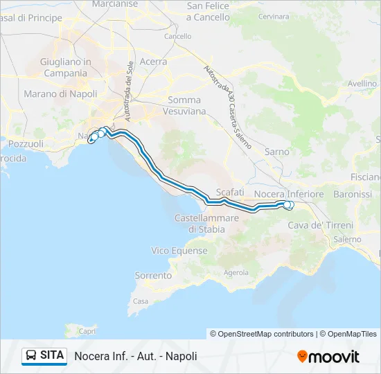 SITA Bus Line Map