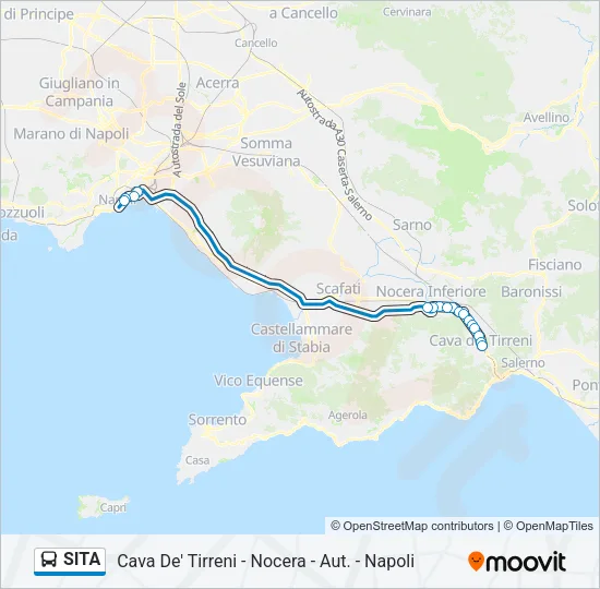 SITA Bus Line Map