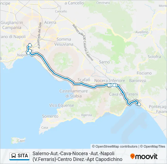 SITA Bus Line Map