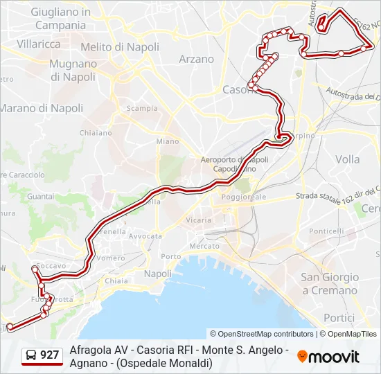927 Bus Line Map