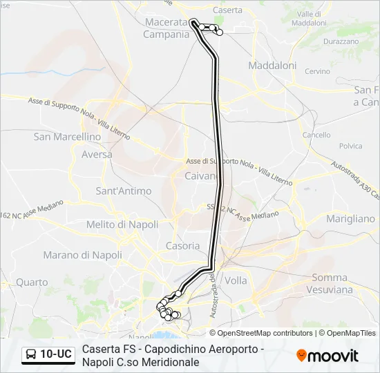 10-UC Bus Line Map