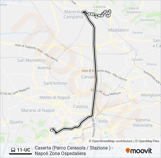 11-UC Bus Line Map