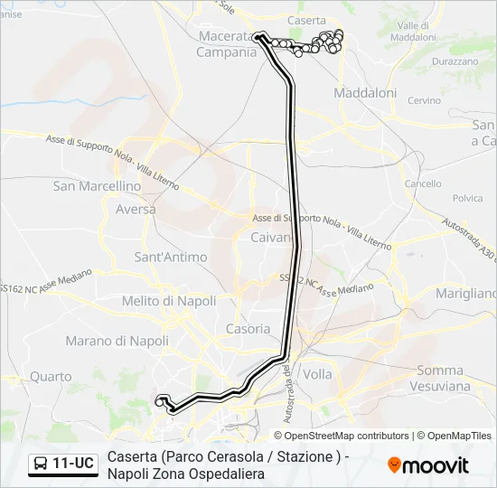 11-UC Bus Line Map