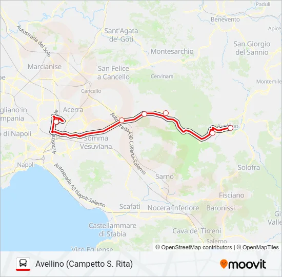 BARTOLINI Bus Line Map