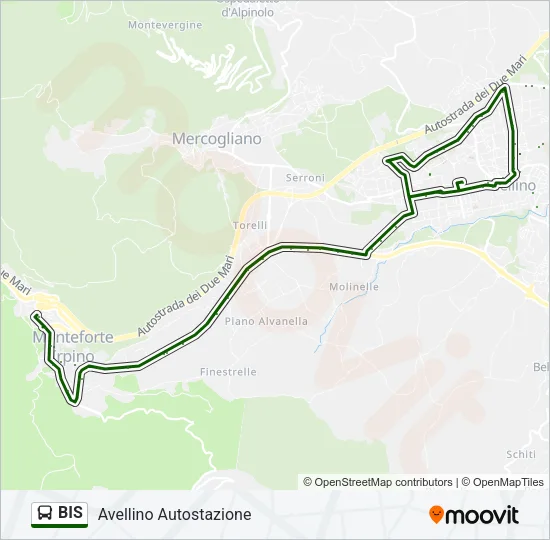 BIS Bus Line Map
